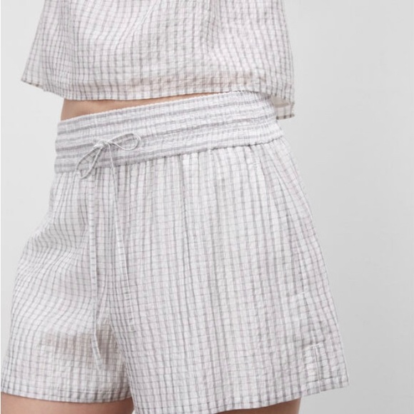 Club Monaco Lightweight Grid Shorts XS NWT - Picture 1 of 4